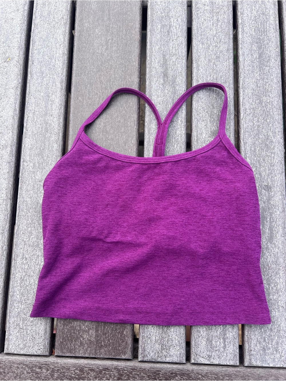 Beyond Yoga Plum Racerback Crop Top Tank